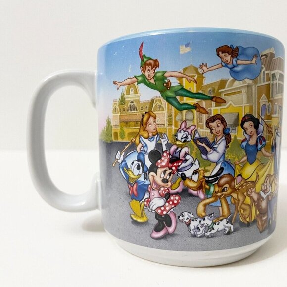 Vintage 1996 25th Anniversary Walt Disney World Remember the Magic Mug - Picture 14 of 16
